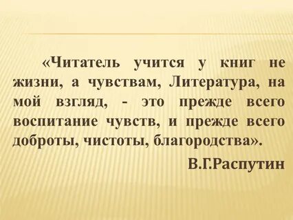 Правила читателя по литературе