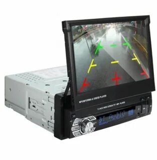 Автомагнитола 1 din с выдвижным экраном