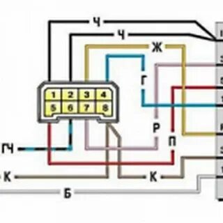 Ваз 2114 схема подключения замка
