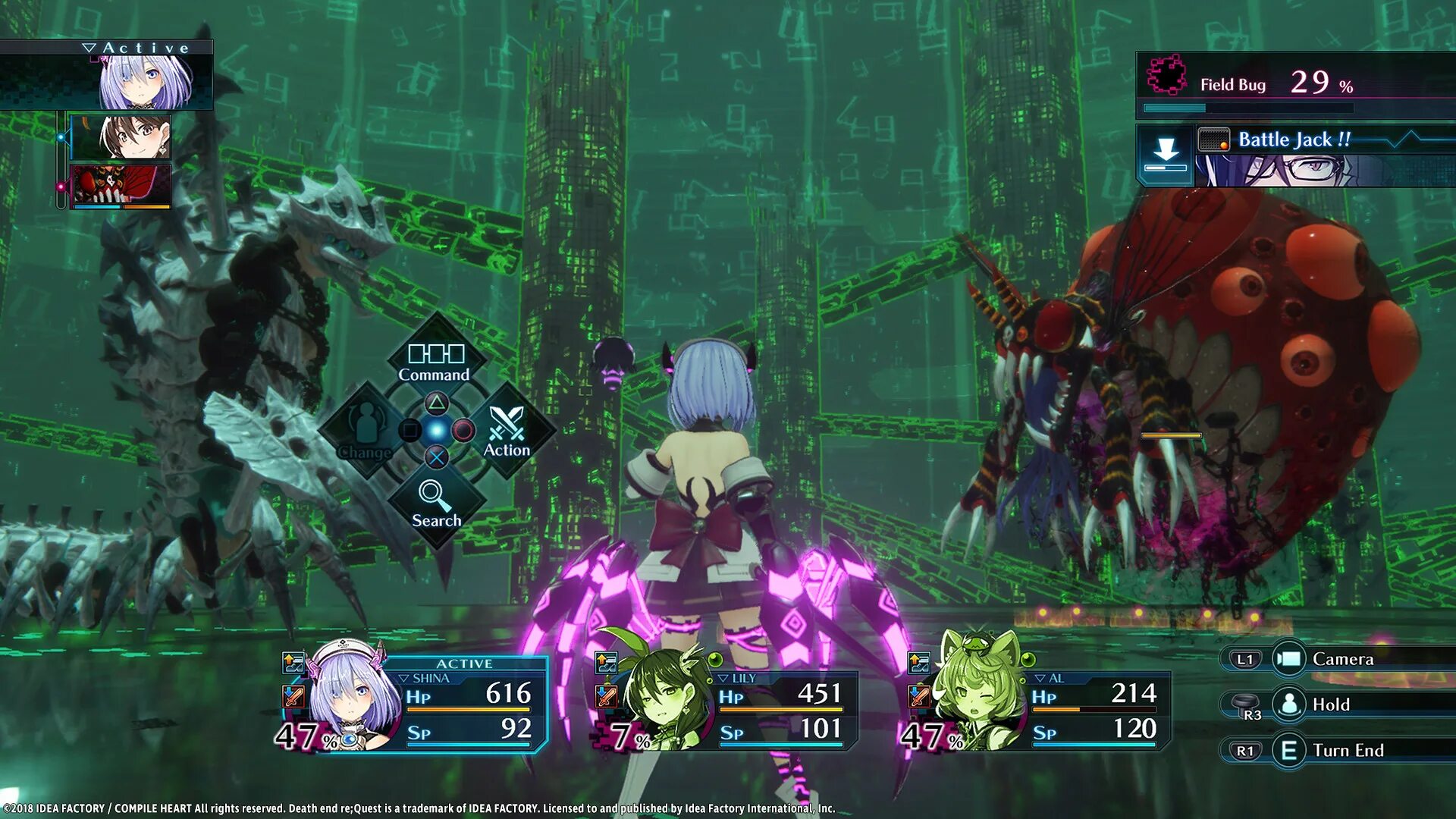 Игра death game. Death end re;Quest. Игра Death end re;Quest. The Dead end игра. JRPG 2000 годов.