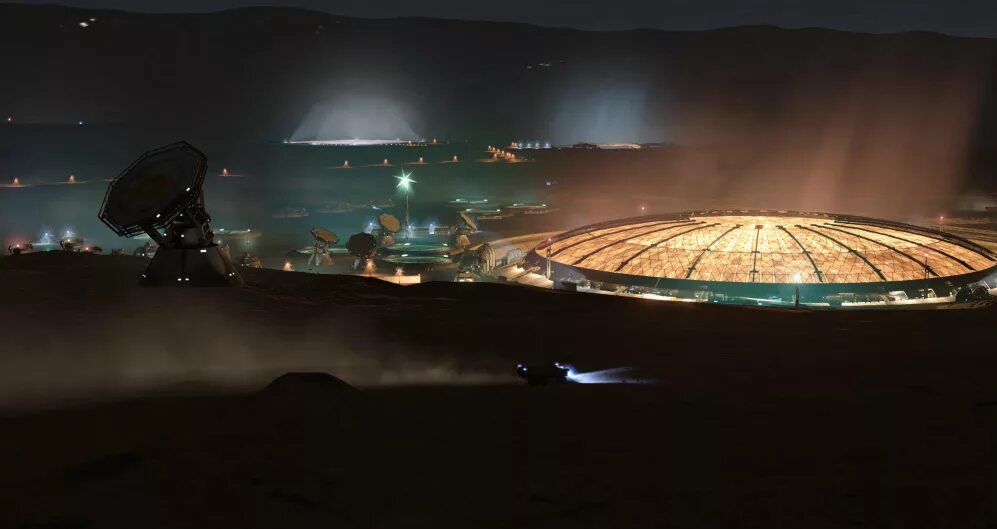 Demo build. Project Eagle. Homeworld 2 Desert of Kharak арт. Марсианская база c-Space Project. Mars Base Exploration game.
