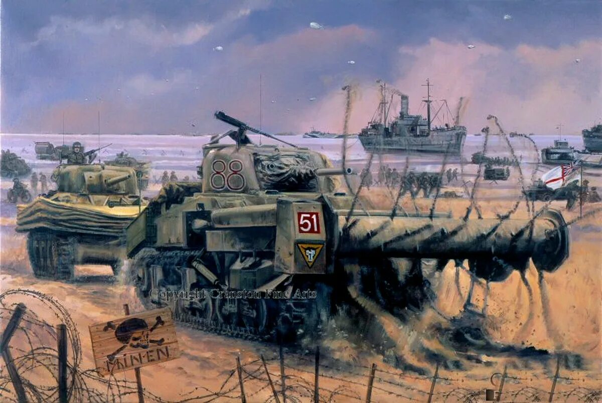 Шерман краб танк. Танки в Нормандии. Нормандия 1944. Шерман краб танк мировой войны. Танки Шерман картины.
