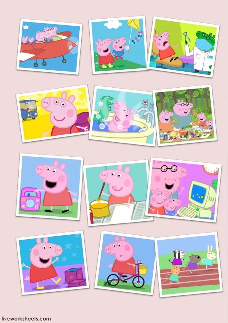 Peppa worksheet