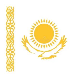 Орнамент на флаге казахстана