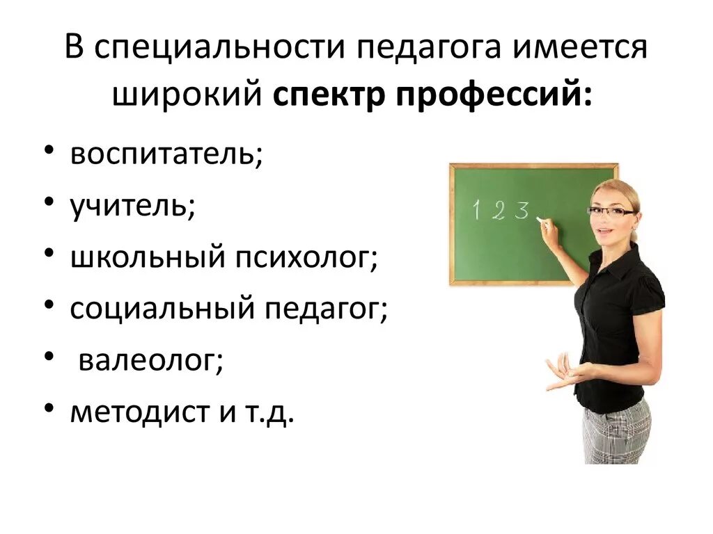 Какие учителя популярны. Профессия педагог. Специальность учителя. Специальности профессии учитель. Специализация профессии учитель.