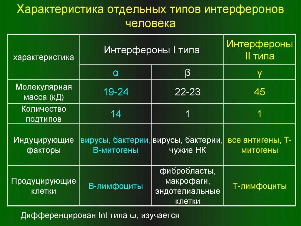Определение интерферонов. Классификация интерферонов таблица. характеристика интерферонов. типы интерферонов. классификация интерферонов иммунология.