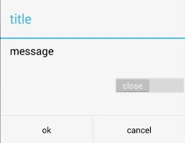 Message close