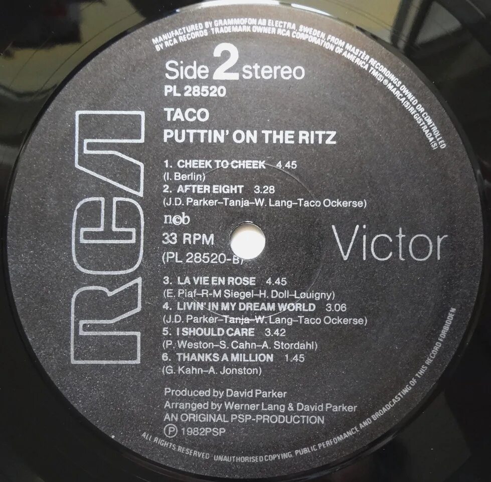 Тако puttin on the ritz. Taco "after eight". Puttin' on the Ritz тако Окерси. Taco Puttin on the Ritz 1983. Taco Puttin' on the Ritz обложка.