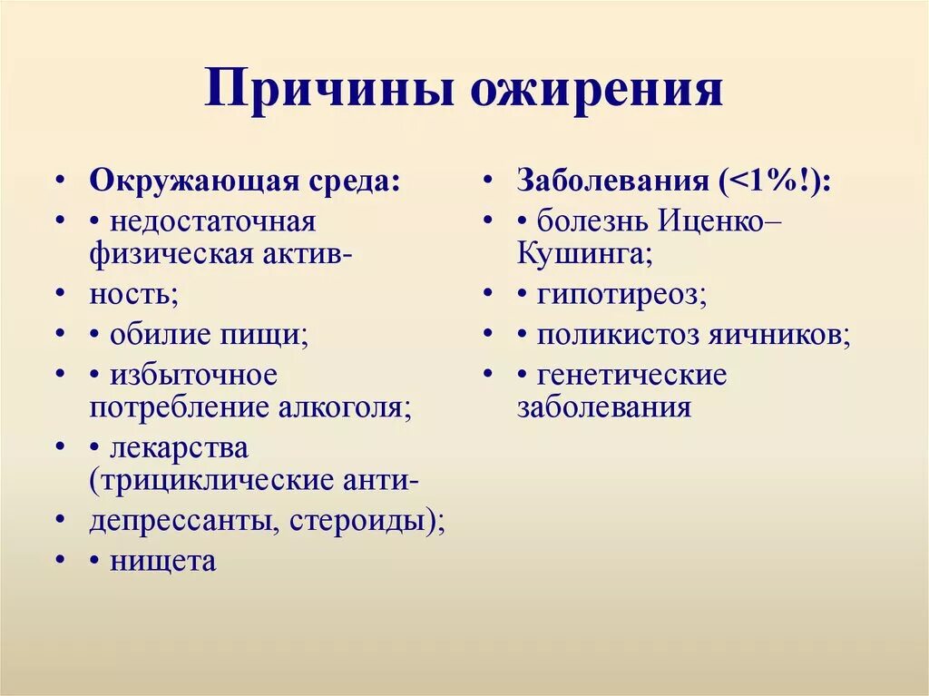 Перечислите основные причины нарушения. Причины ожирения. Ожирение причины возникновения. Факторы ожирения. Факторы возникновения ожирения.