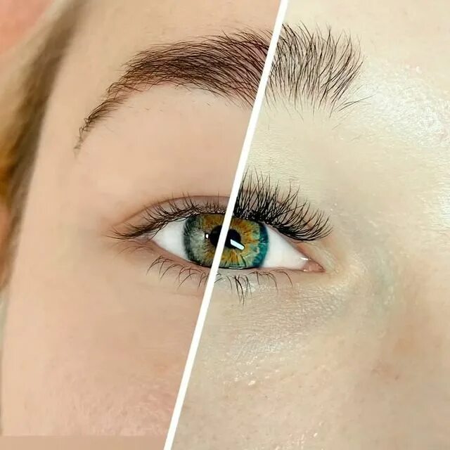 нарощенные реснички единорог.