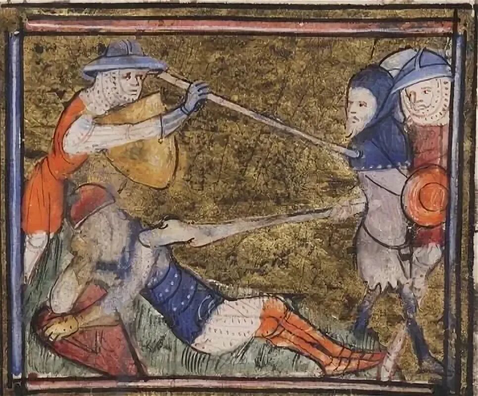 Письма 14 века. Medieval Lance.