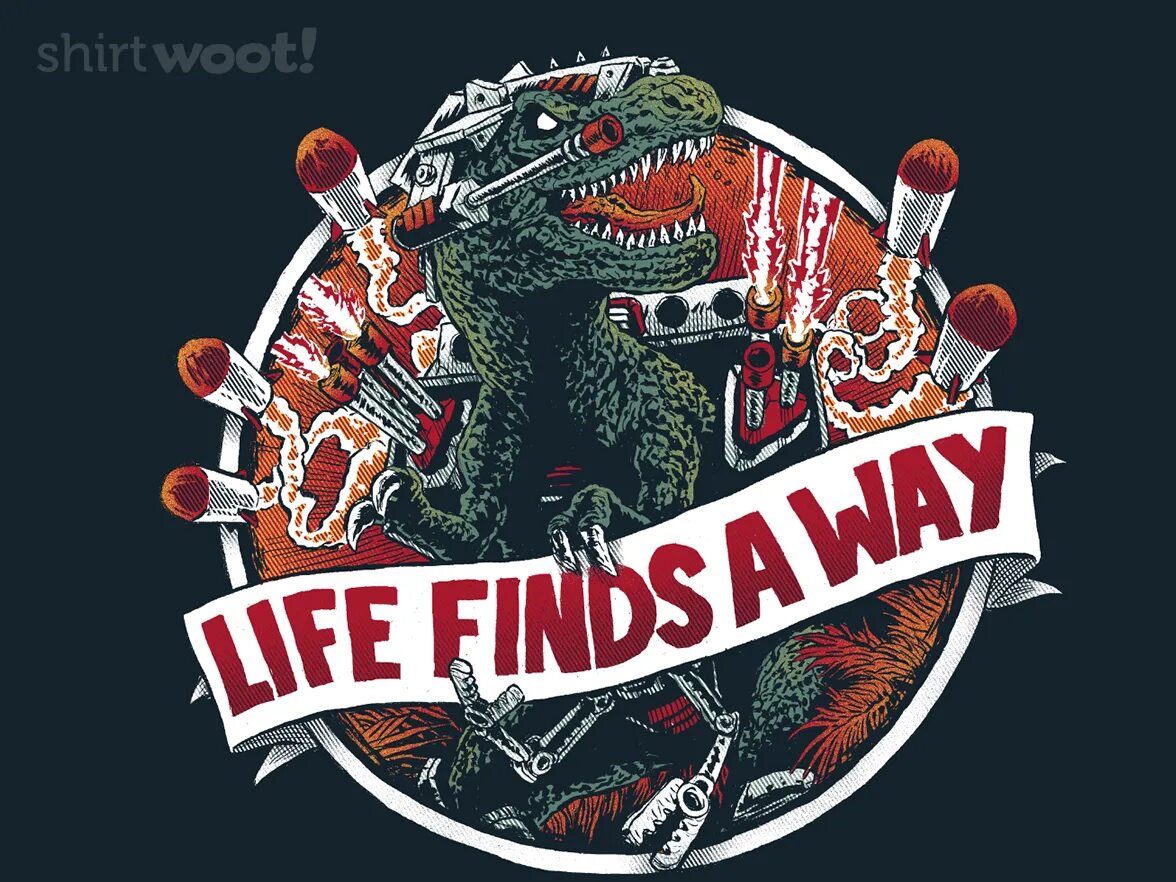 Life will find a way. Life finds a way Jurassic World Art. Юрасик с др.
