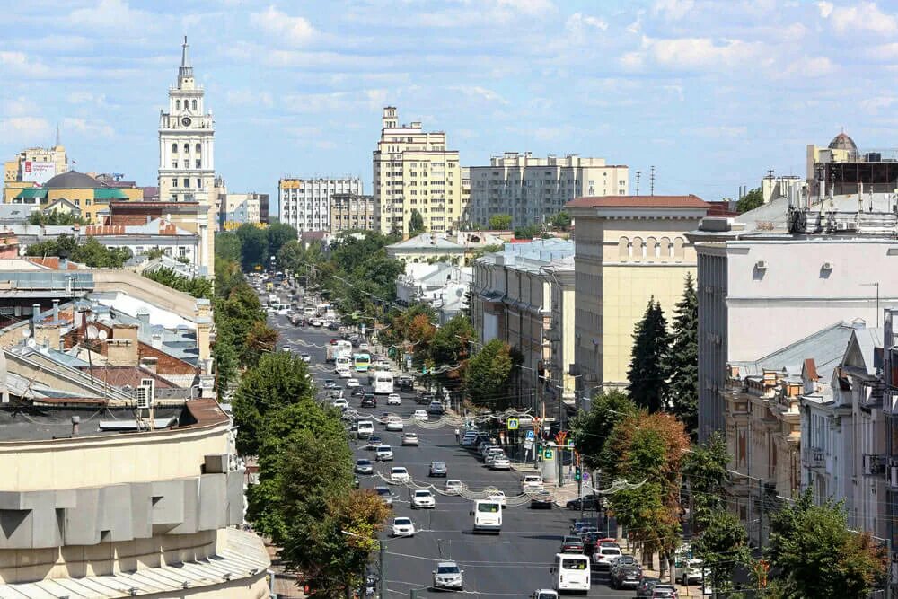 Voronezh com. Воронеж проспект революции вид сверху. Проспект революции Воронеж 2010. Воронеж летом 2021. Воронеж достопримечательности центр проспект революции.