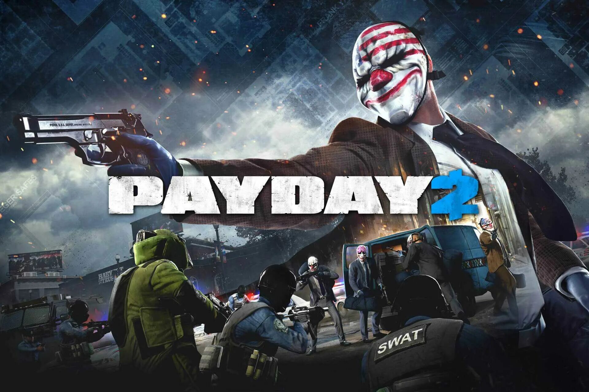 Пейдей 2. Payday 2 обложка. Игра Пэй Дэй 2. Payday 2 плакат. Payday 2 длс