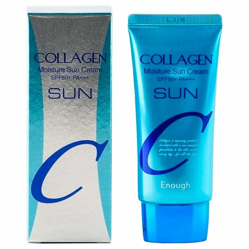Коллаген спф. Collagen Moisture Sun Cream spf50+ pa+++. Enough крем Collagen Moisture Sun Cream, 50мл. Солнцезащитный крем для лица enough Collagen Moisture Sun Cream SPF 50+. Крем СПФ 50 коллаген.