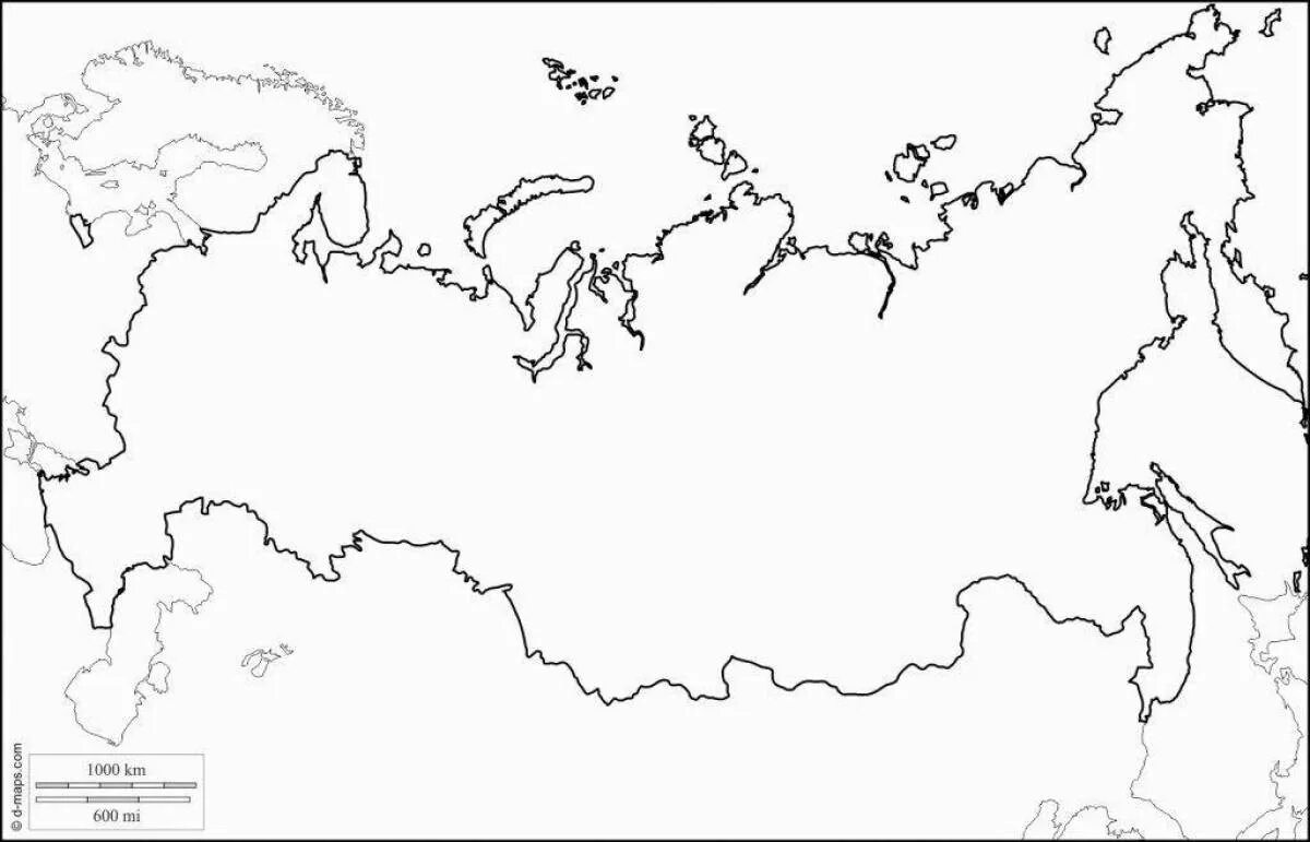 Россия на контурной карте. Контурная карта РФ С границами государств. Контурная карта России с границами государств. Контурная карта России с границами стран. Границы России на контурной карте.