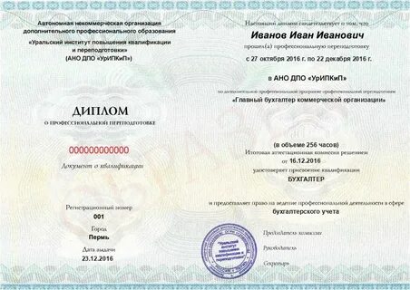 Институт профессиональной переподготовки психология