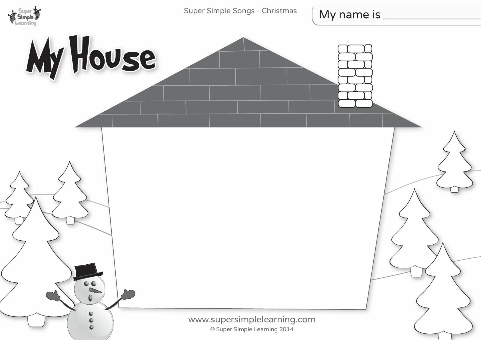 Дом Worksheets. My House шаблон. Шаблон House for Kids. My House Worksheets for Kids.