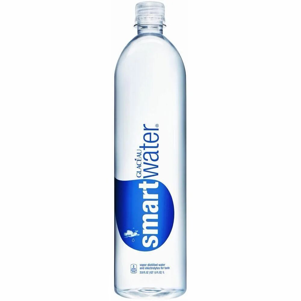 Одежду вода 4. Умная вода. алюминиевая бутылка glaceau smartwater. smart electrolyte.