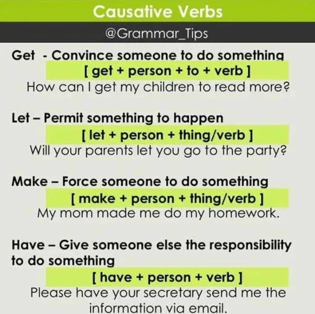 Предложения have something done. Каузативные глаголы в английском. Causative verbs в английском. Грамматика causative verbs. Каузативная конструкция в английском.