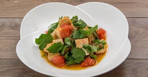 Курица с грейпфрутом