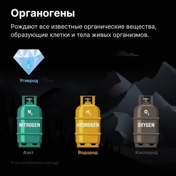 Водород органоген. Водород органоген