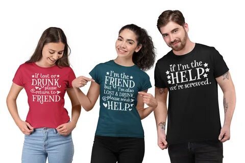 YourTops Women If Lost Or Drunk Please Return to Friend Cute T-Shirt.