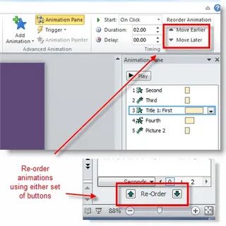 Animation order