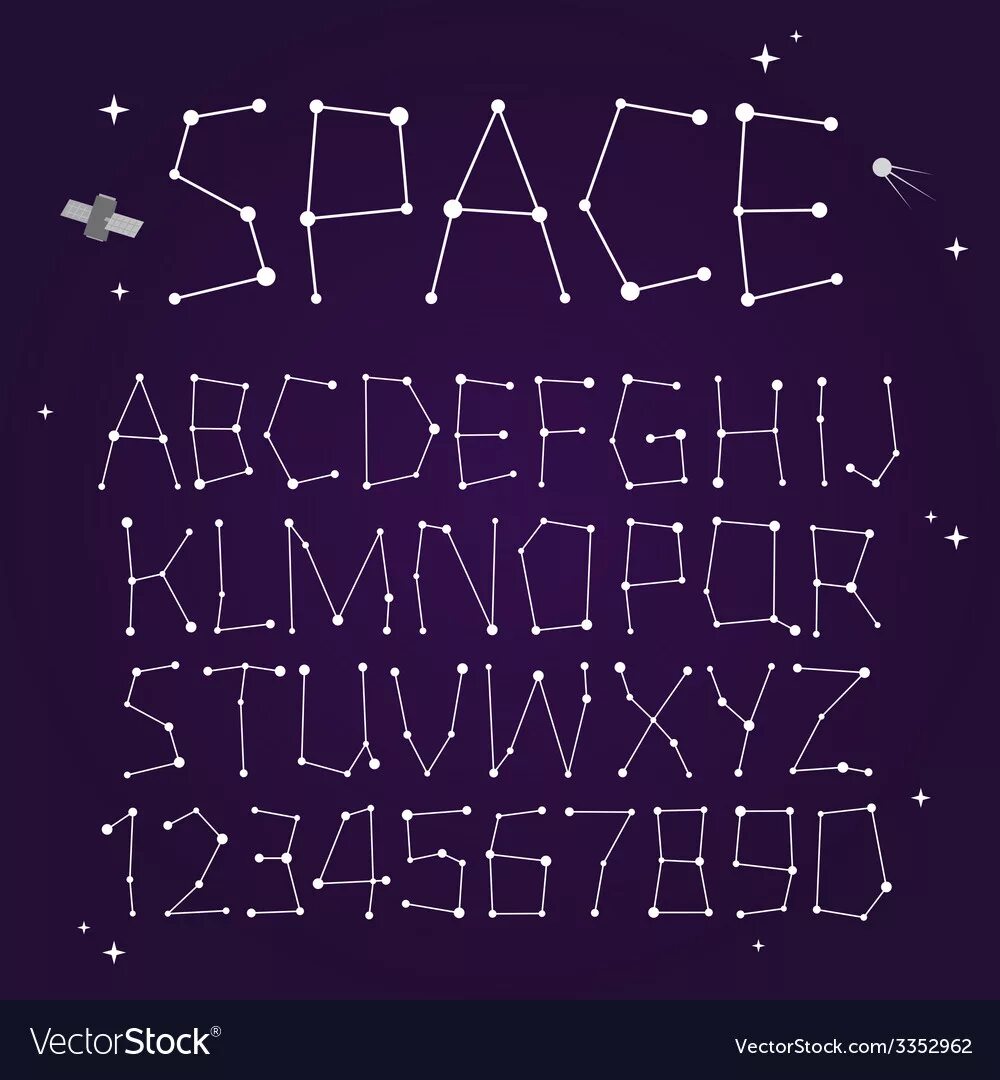 Созвездие в форме буквы. Космический шрифт. Созвездие из букв. Шрифт космос. Надпись в стиле космос.