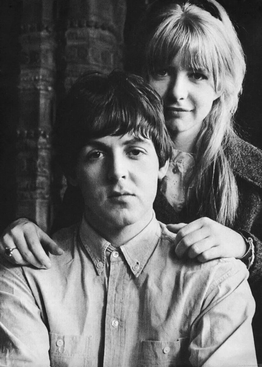 Jane Asher 1965. Джейн Эшер и пол Маккартни. Paul MCCARTNEY and Jane Asher. MCCARTNEY - Jane Asher.