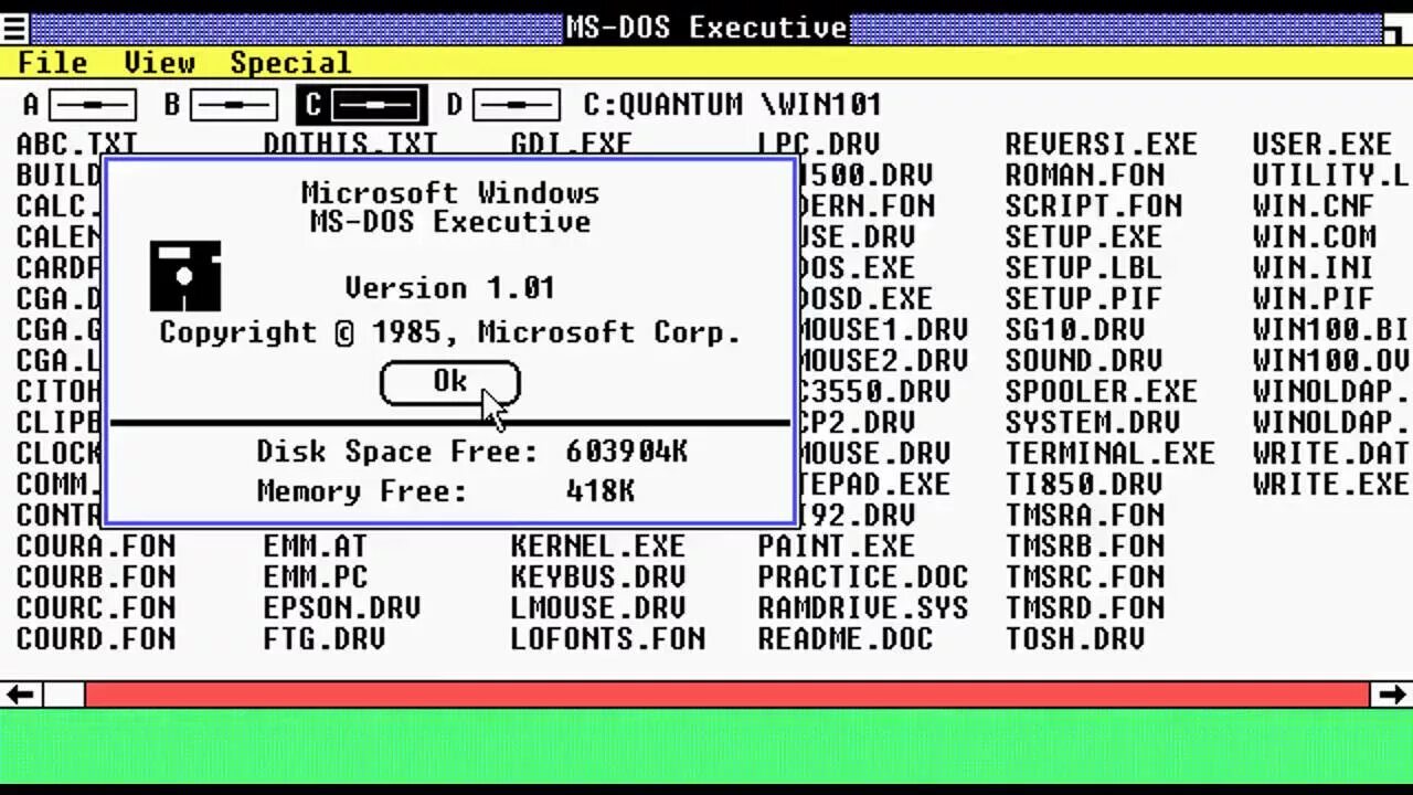 Txt ms. Интерфейс виндовс 1.0. Microsoft Windows 1.01. Windows 1.0 1985. Графический Интерфейс Windows 1.0.