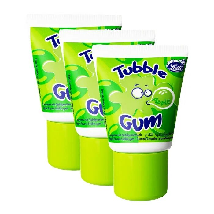 Жевательная резинка Lutti Tubble Gum Apple 35г. Жевательная резинка Lutti Tubble Gum Color 35 г. Жевательная резинка Tubble Gum Mango, 35г. Цвет жвачки