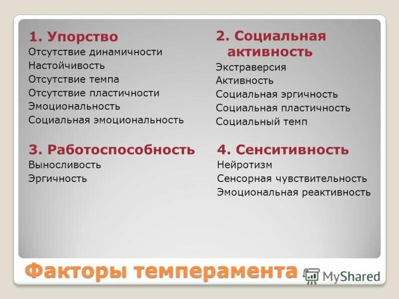 факторы темперамента. факторы темперамента. темперамент и способности психология кратко. свойства темперамента схема. структурно-логическая схема темперамент.