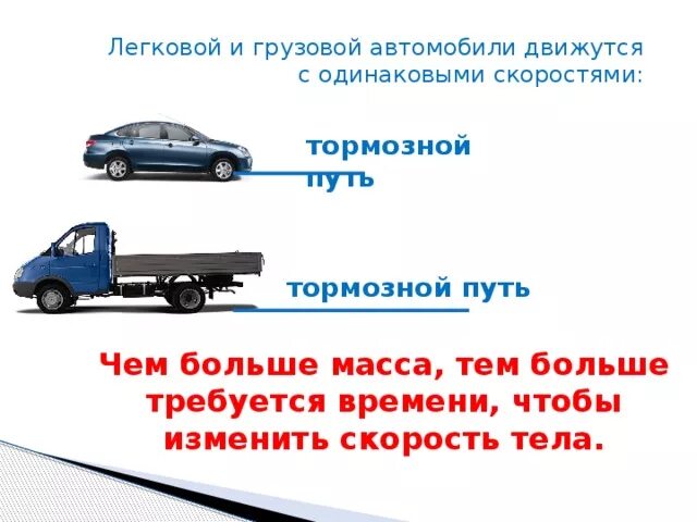 Тормозной путь автомобиля. Тормозной путь легкового и грузового автомобиля. Тормозной путь грузового автомобиля. Грузовик и легковой автомобиль.