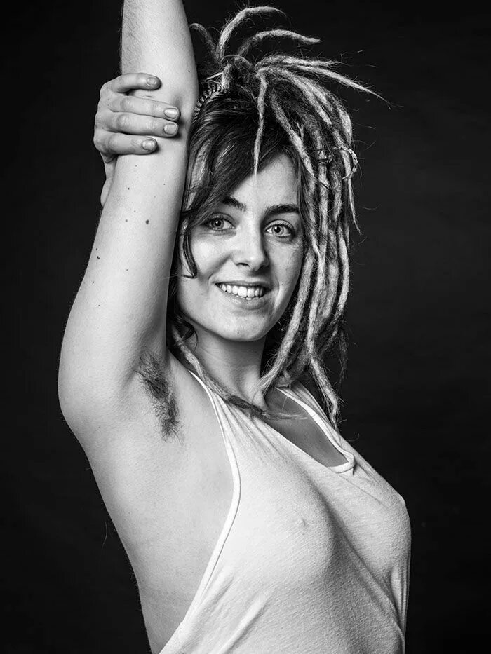 Super hairy girl