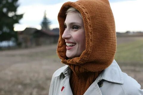 Красивые капюшоны спицами