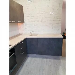 Кухня рио бетон светлый
