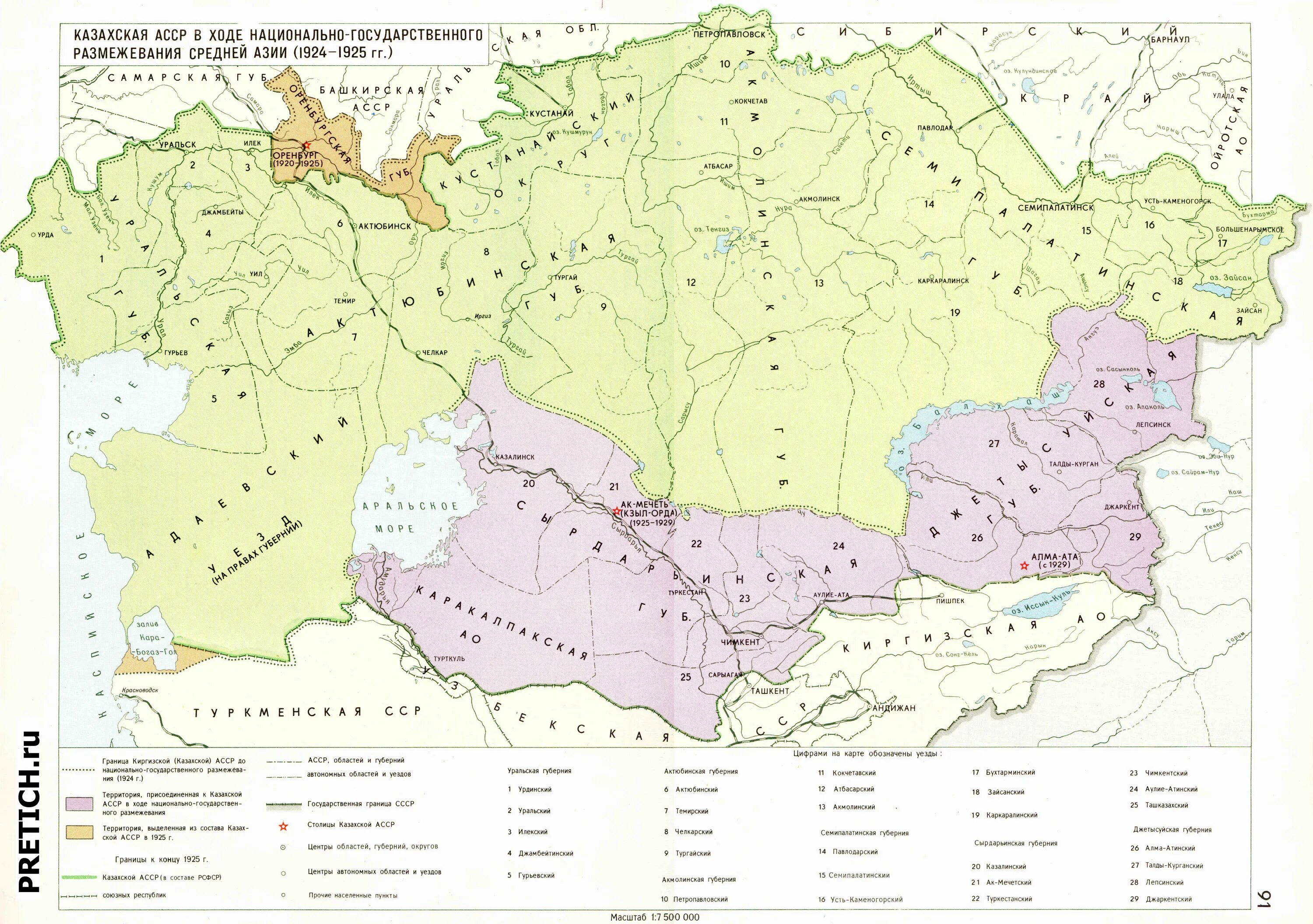 Земли казахстана раньше