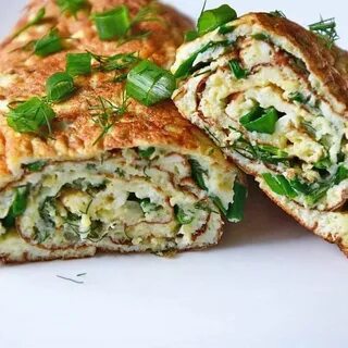 Рулетики с зеленью