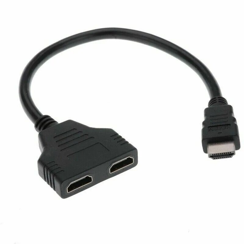 Hdmi на два монитора. Hdmi сплиттер 1x3. разветвитель - сплиттер hdmi 2 выхода. разветвитель hdmi 1x2. adapter hdmi y1to2.