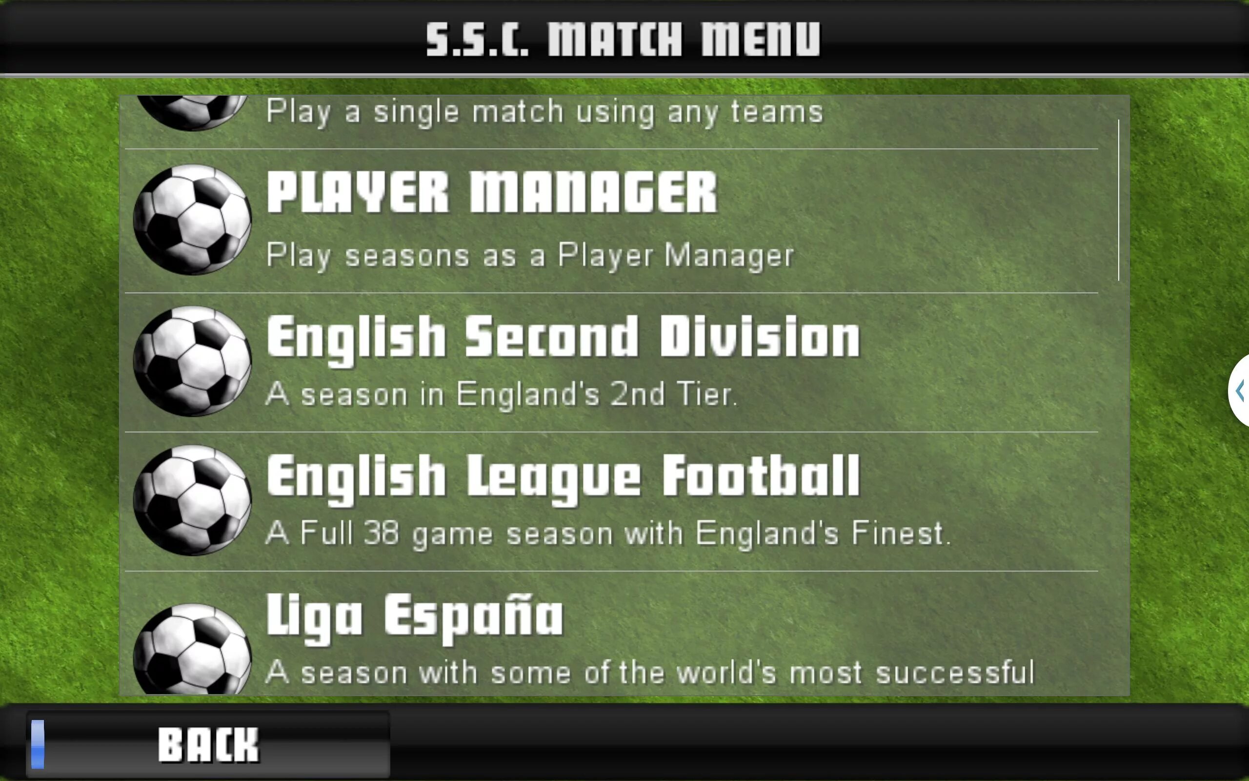 Single match