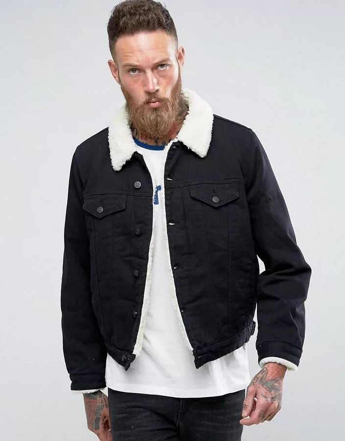 Мужская джинсовая куртка с черным мехом. Denim jacket mens fur. Джинсовая куртка allsaints. Мужская джинсовая куртка с черным мехом. Мужская джинсовая куртка с черным мехом.