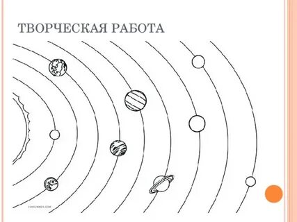 Рисунок солнечной системы 5 класс география