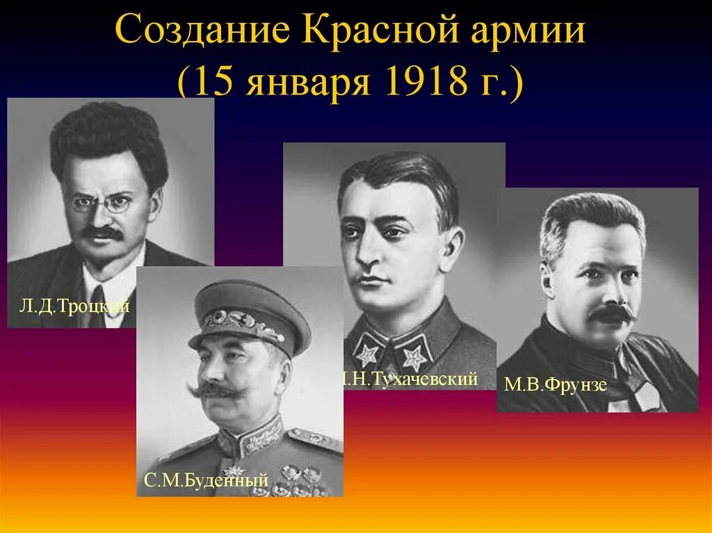 Ркка почему имеет большое значение. Буденный Фрунзе Тухачевский в гражданской войне. Красная армия (Рабоче-Крестьянская красная армия, РККА). Формирование Рабоче-крестьянской красной армии. Создание красной армии армии.