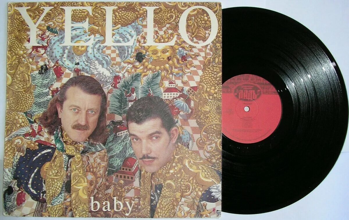 Yello out of. Yello baby 1991 винил. группа yello. группа yello альбомы. lp yello: baby.