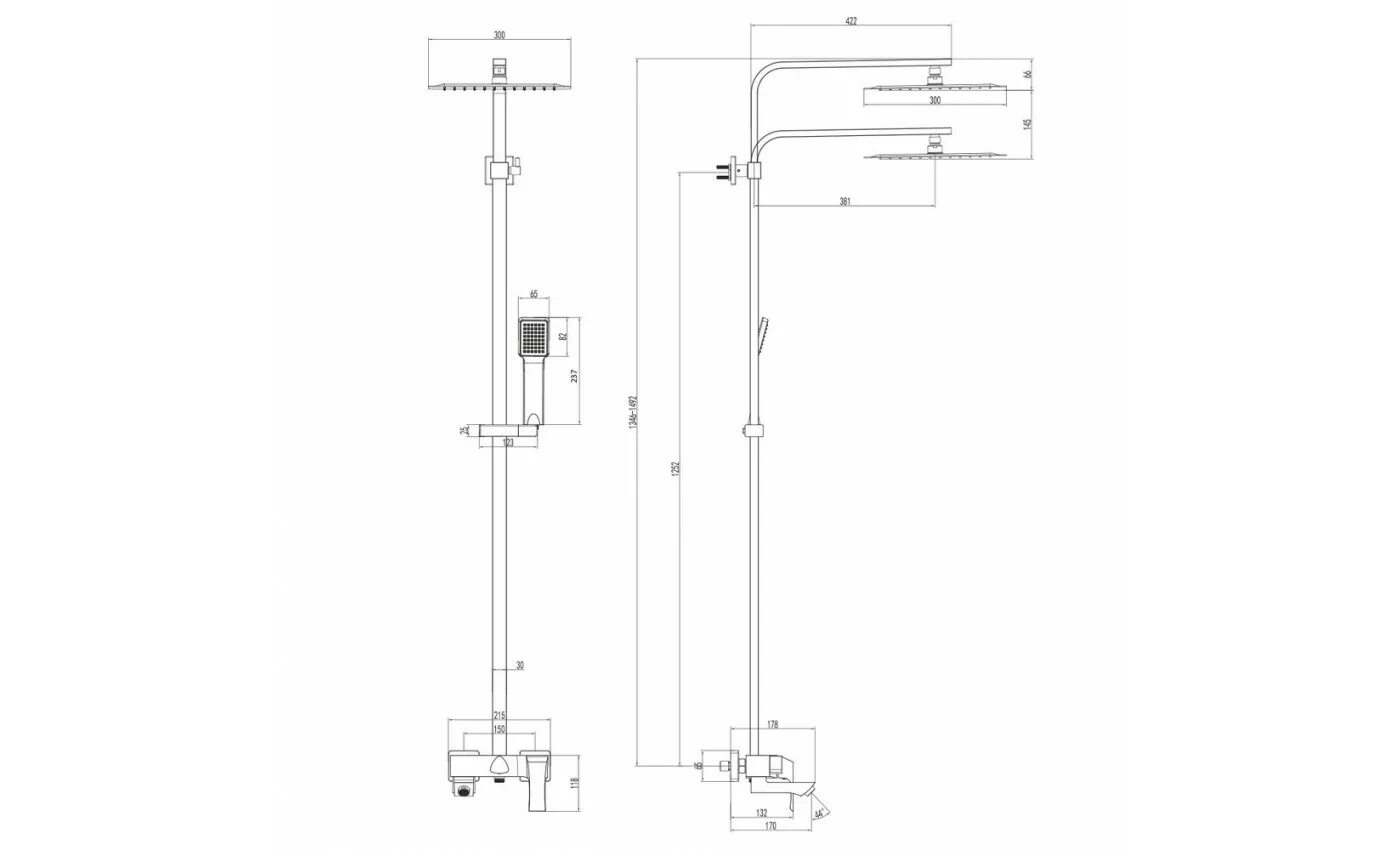 Высота штанги душа. Lm4562c Lemark. Душевой комплект Lemark Unit lm4529c. Душевая штанга Lemark lm8063c.