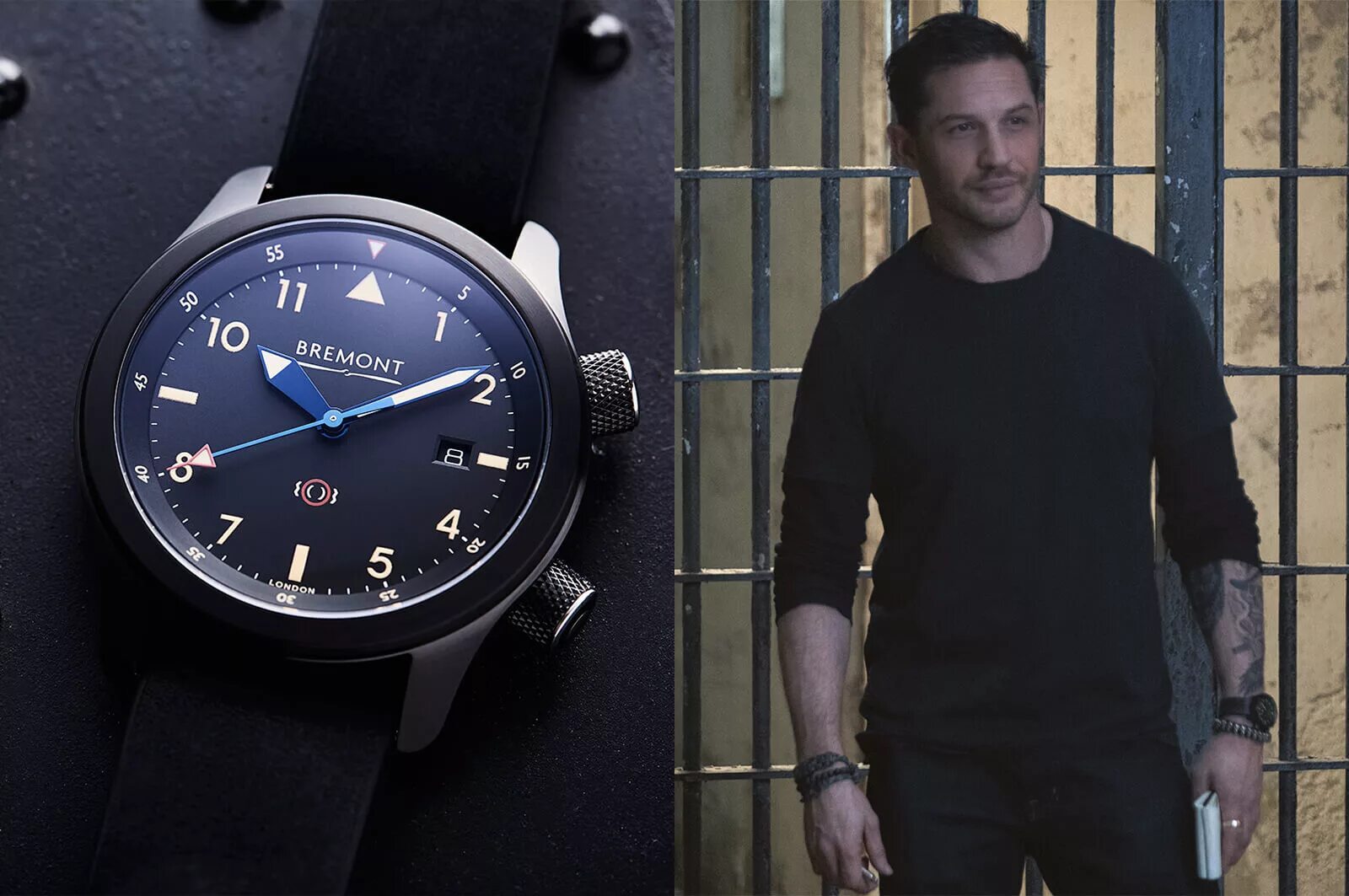 Часы поверх. Часы bremont u-251-jet харди. часы тома харди. часы bremont харди. часы тома харди в фильме веном.