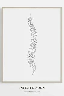 wall art, chiropractor office wall art decor, minimalist skeleton artwork.....