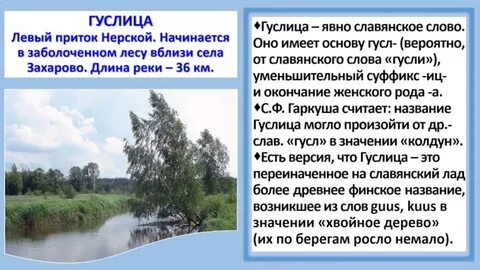 Река гуслица