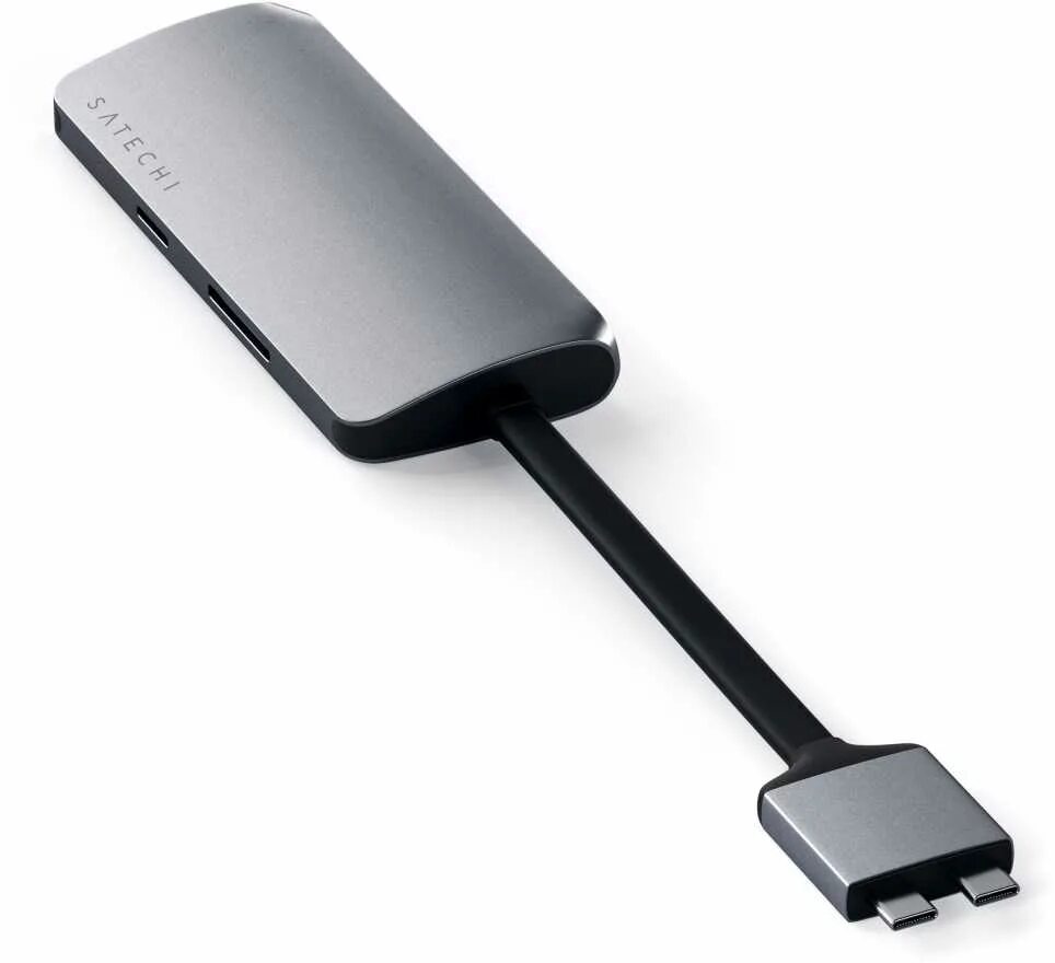 Satechi type c. Адаптер Satechi Type-c. Satechi — USB-C Multimedia Adapter. Satechi USB-C Dual 4k dkmi. Satechi Type-c Dual Multimedia Adapter 4k HDMI Space Gray.